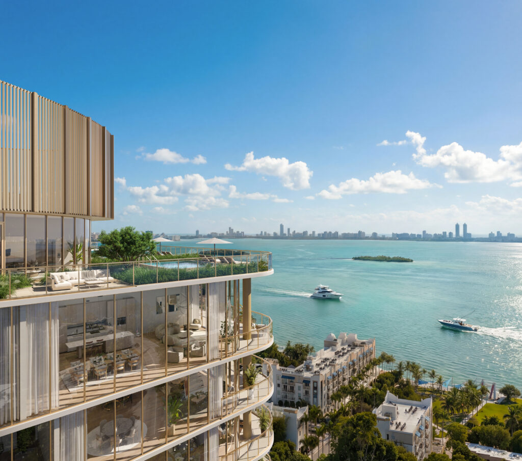Kempinski Residences Miami - Luxury waterfront building with ocean view