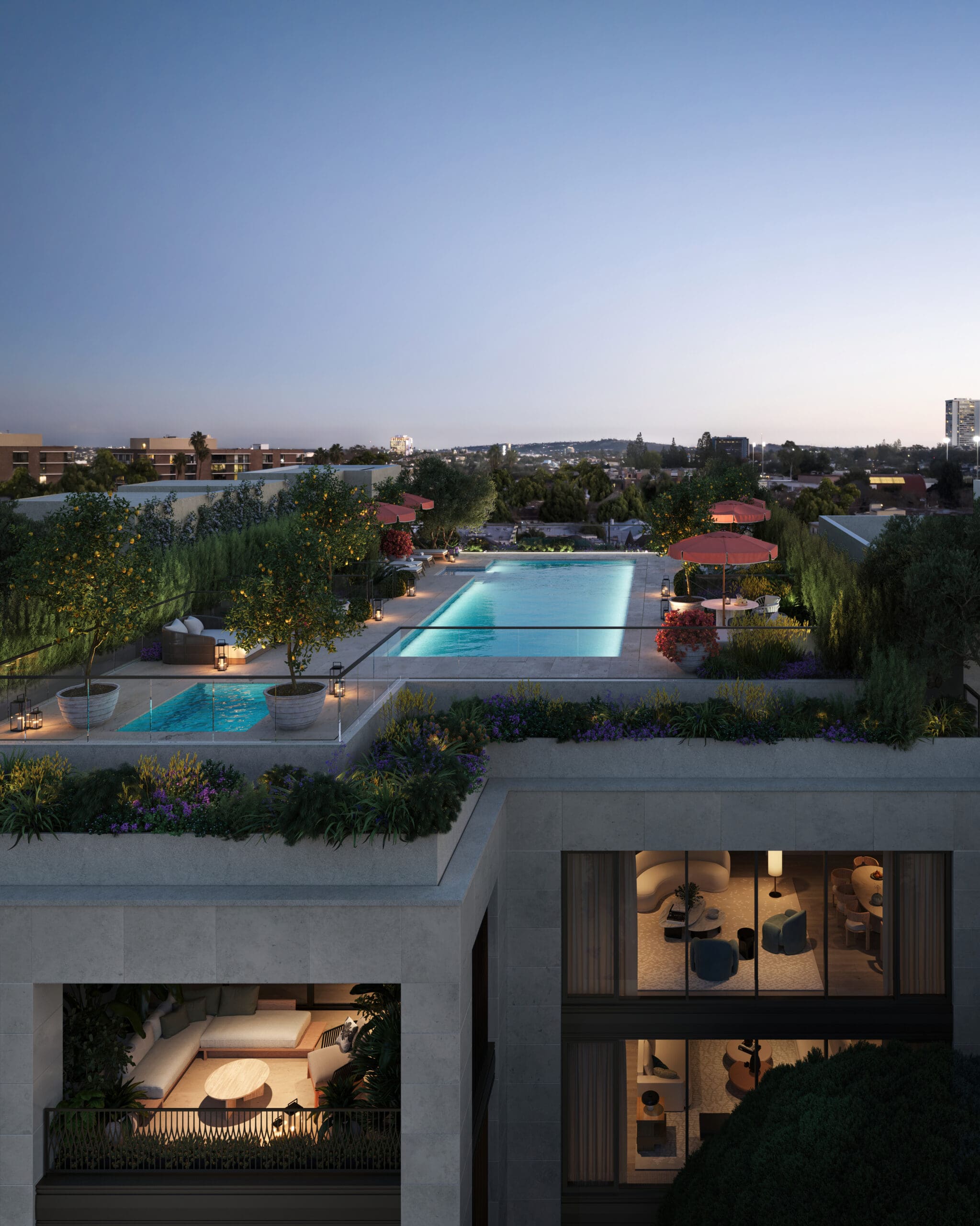2. Rosewood Residences Beverly Hills rendering by The Boundary Rosewood Residences Beverly Hills