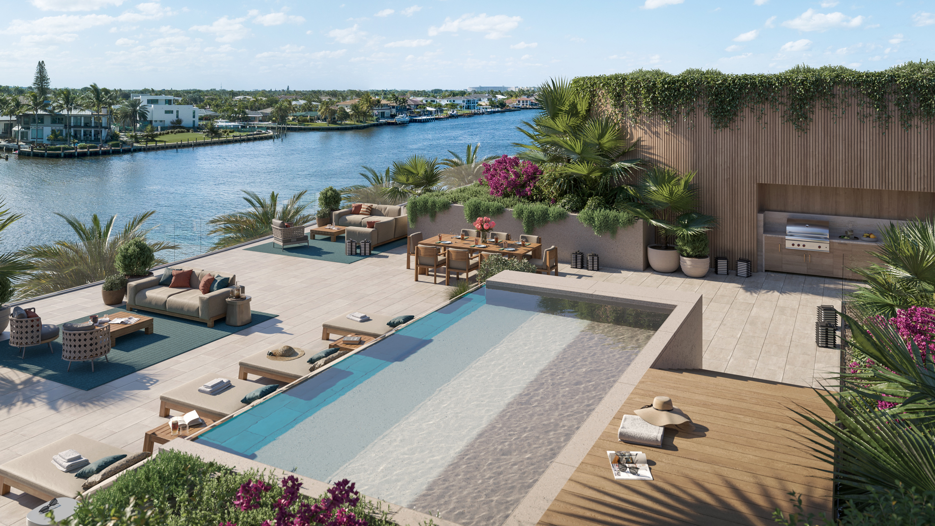 Pompano’s beaches, Rosewood Residences Hillsboro Beach