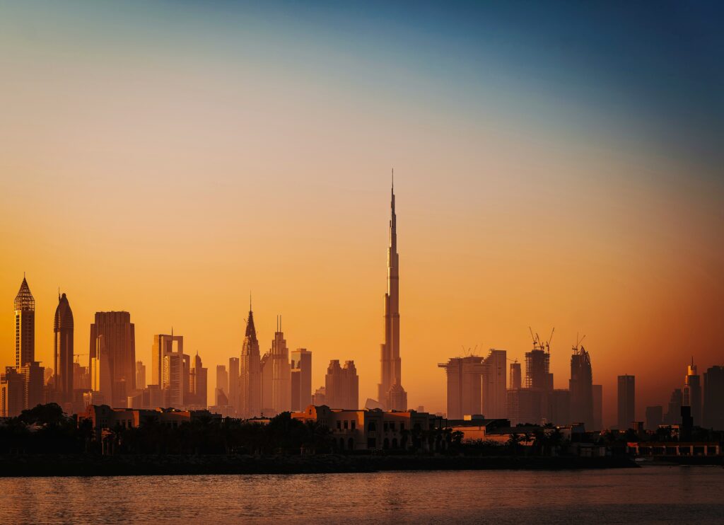 Dubai skyline at sunset | Branded Residences Middle East Crisis 2026