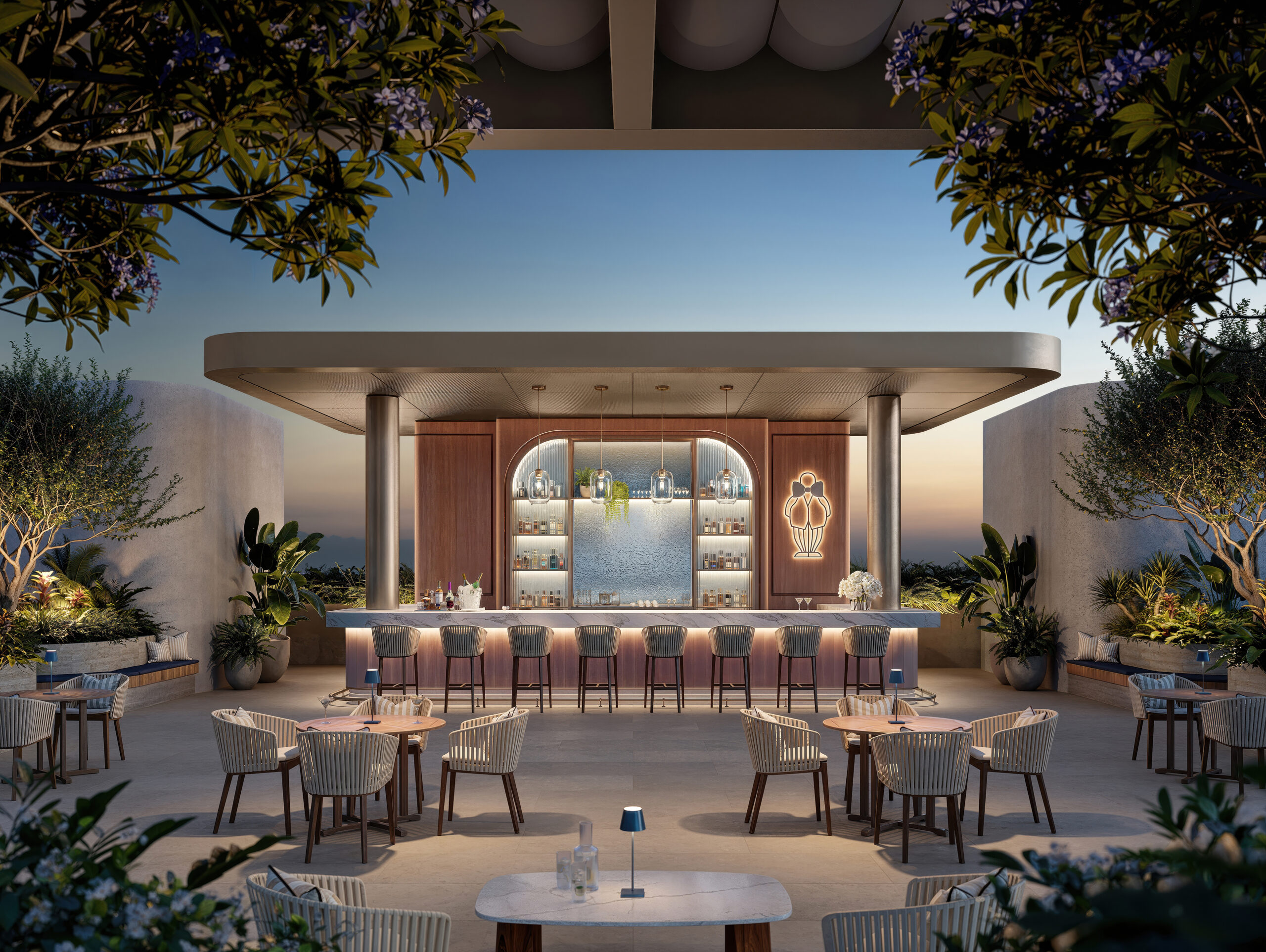 BINYAN_KYT3287_MrC_BocaResidences_S170_EXT_RooftopBar_3500_FINAL Mr. C Residences Boca Raton (Credit- Binyan Studios)
