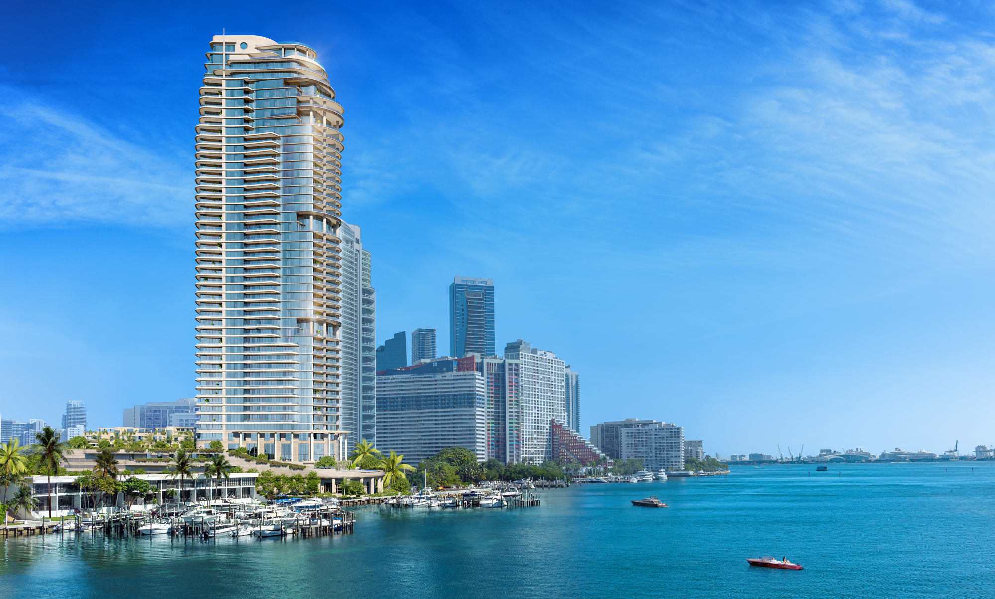 Related Group announced The Charles penthouse at their newest Brickell development, The St. Regis Residences, Miami, is under contract for $47 million – one of the largest and highest-priced condominium transactions in Brickell's history. (Credit: Binyan Studios)